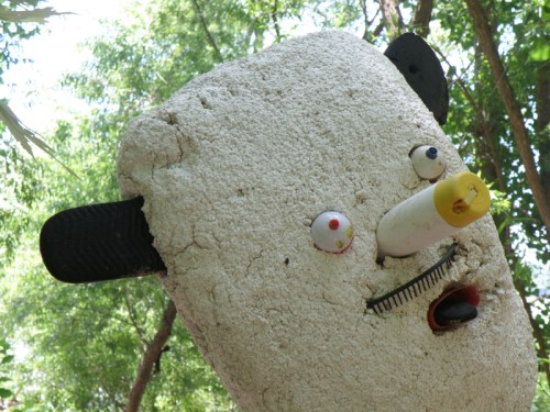 Large Styro-figure head, July 2013