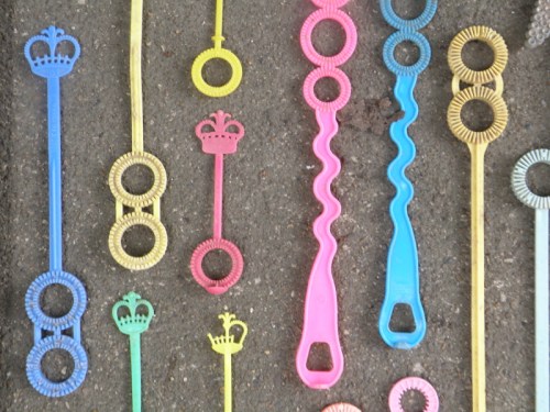 Detail, Soap Bubble Wand Collection, Sept. 2013