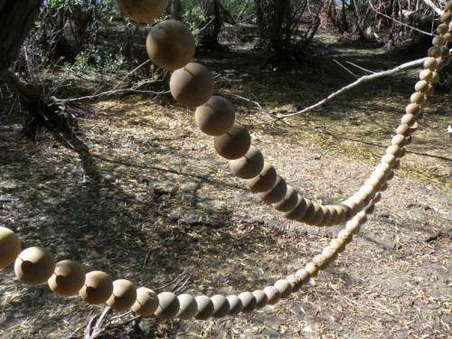 detail of willow tree necklace, Oct. 2013