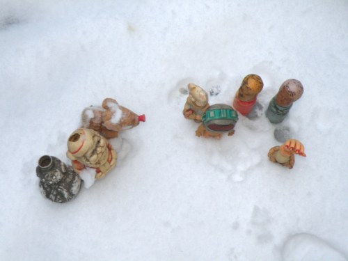 the meeting of Santa and the MisFit Toys, Dec. 2013