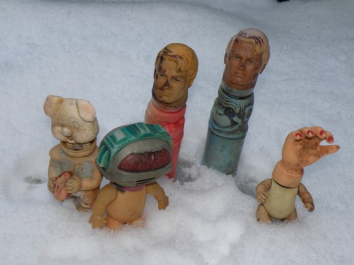 The Misfit Toys talk over Santa's offer, Dec. 2013