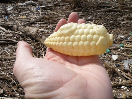plastic corn on the cob, March 2014