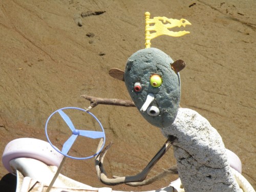 Detail of Sand Rover driver, May 2014