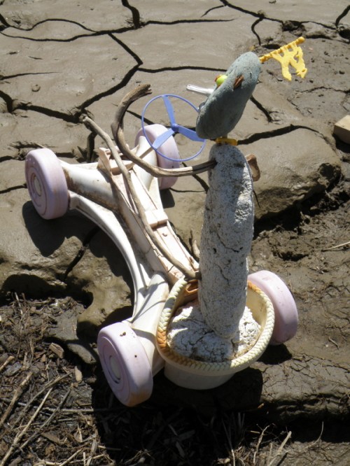 Sand Rover and mud, May 2014, Falls of the Ohio