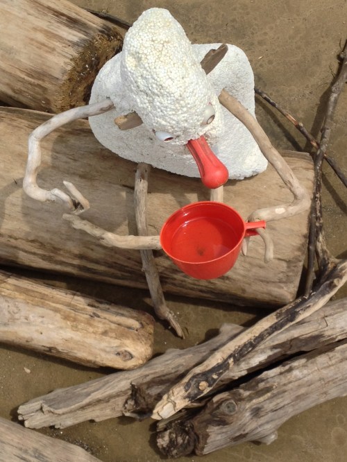 Jimmy D. drinking tea, Sept. 2014, Falls of the Ohio