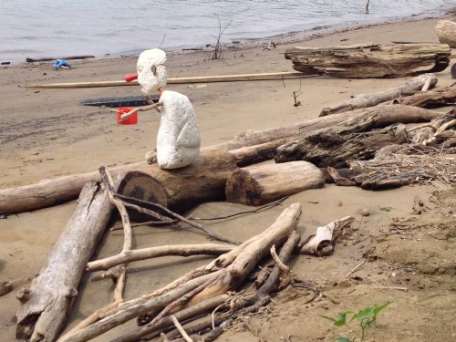 Old Man drinking tea, Sept. 2014, Falls of the Ohio