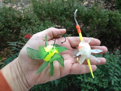 Two Ice Blossom Ornaments , Dec. 2014