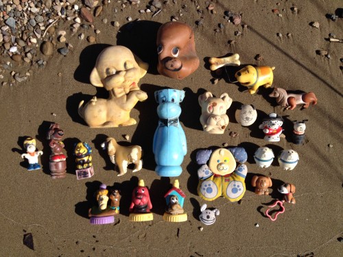 Dog-inspired, found character collection, Jan. 2015