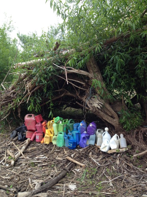"Big Jug Rainbow", Falls of the Ohio, June 2015