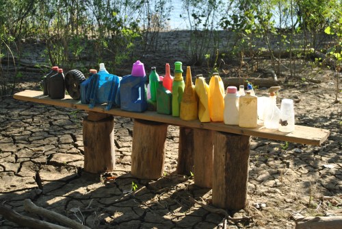 Back view, Park West Petrochemical Rainbow
