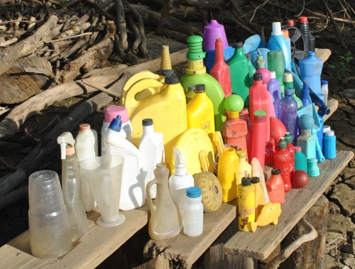 Detail view, Park West Petrochemical Rainbow, Falls of the Ohio, early August 2015
