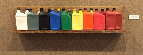 "Petrochemical Color Spectrum", found materials from the Falls of the Ohio, Sept. 2015
